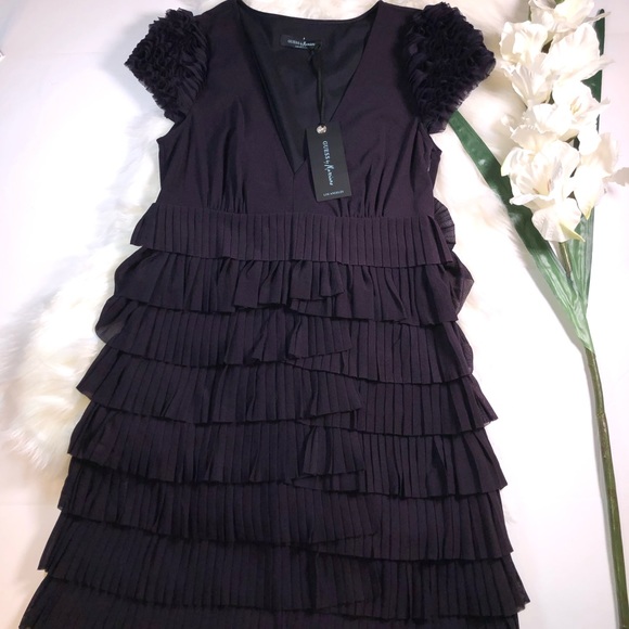 Guess by Marciano Dresses & Skirts - NEW Guess by Marciano Purple Ruffle Dress